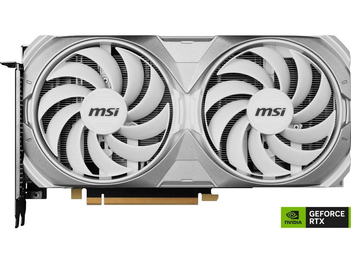 MSI Ventus GeForce RTX 4070 SUPER 12GB GDDR6X PCI Express 4.0 ATX Video Card RTX 4070 SUPER 12G VENTUS 2X WHITE OC