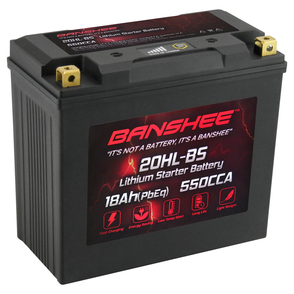 Banshee 20L-BS LiFePO4 Motorsports Battery appropriate with Yamaha FX1800 WaveRunner FX SHO 2008 to 2012