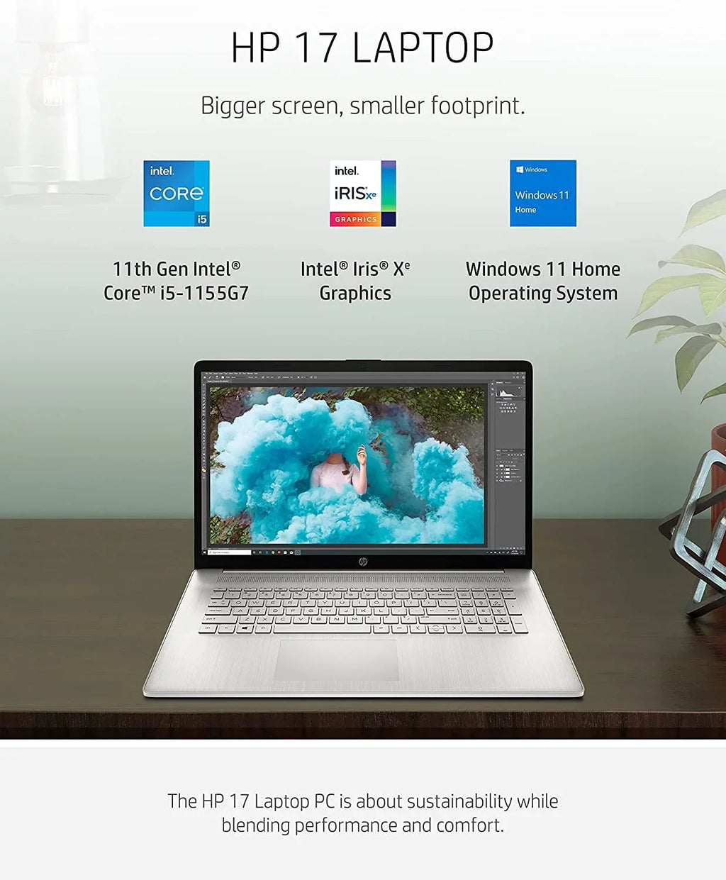 Pavilion 17.3-inch IPS FHD Laptop (2022 Model),  Core i5-1155G7 (Beats i7-1165G7),  Iris Xe Graphics, 16GB RAM, 2TB PCIe SSD, 1TB HDD, Backlit Keyboard, Long Battery Life, Webcam, Win11