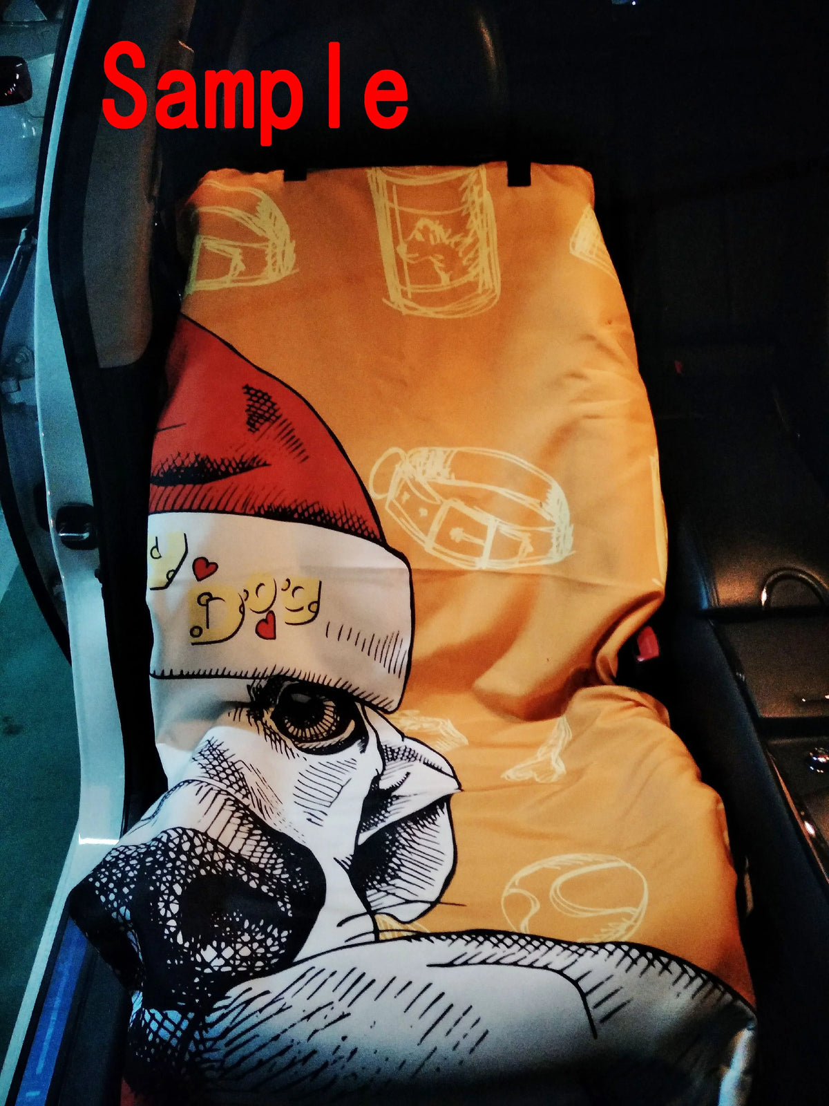 GCKG Flamingo in the Seashore Pet Car Seat protector Dog Car Seat Mat Hammock Cargo Mat Trunk Mat For Cars Trucks and SUV 54x60 inches
