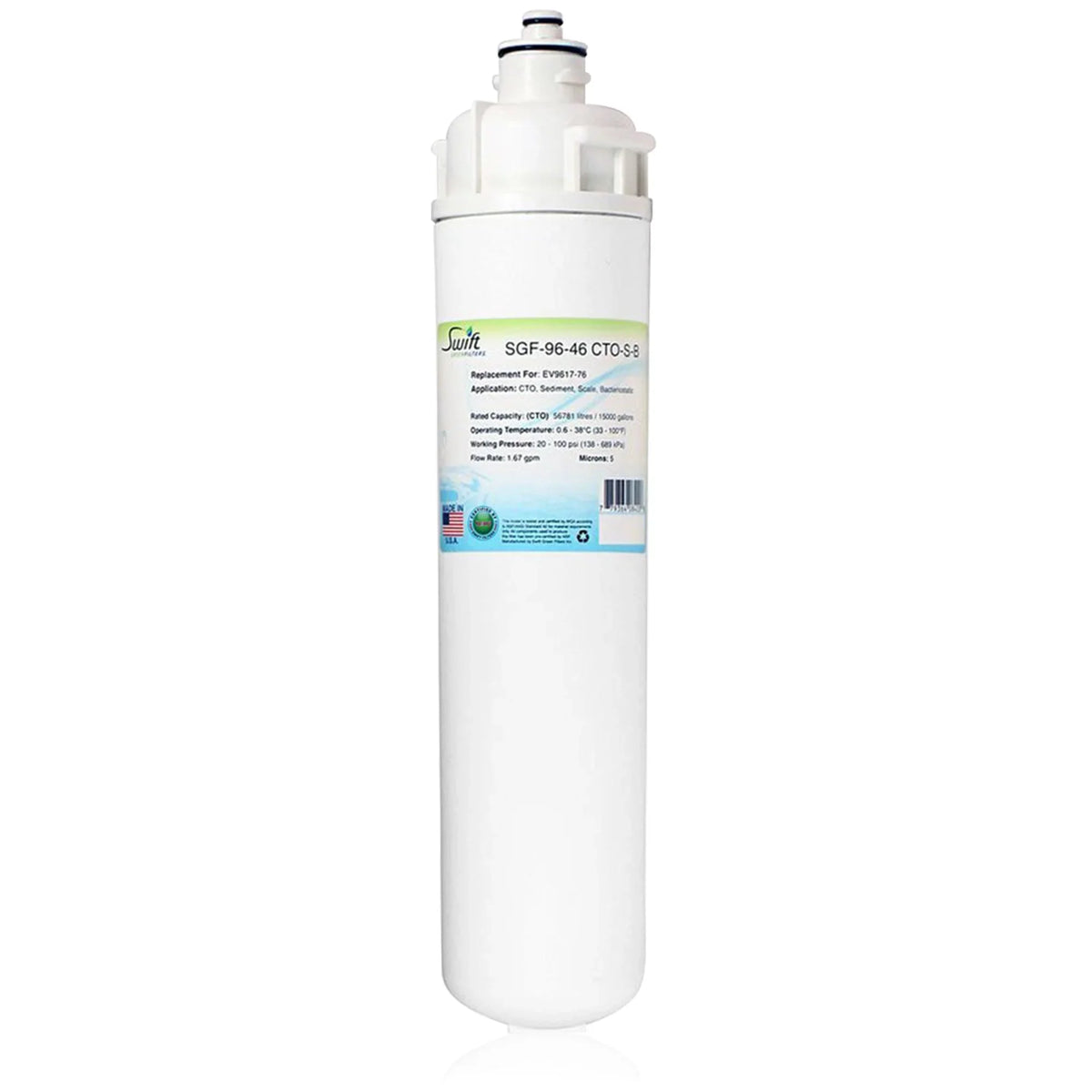Swift Green Filters SGF-96-46 CTO-S-B matching Commercial moisture Filter for EV9617-76, Made in USA (Pack of 2)