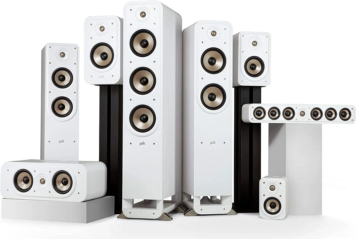 Polk Signature Elite ES10 - Hi-Fi Home Theater Satellite Surround Speakers (White)