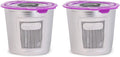 Perfect Pod 2-Pack Cafe Fill Stainless Steel Reusable Coffee Pod Micro-Etched Metal Filter, matching with Keurig Single Cup Coffee Makers & Select Other Models
