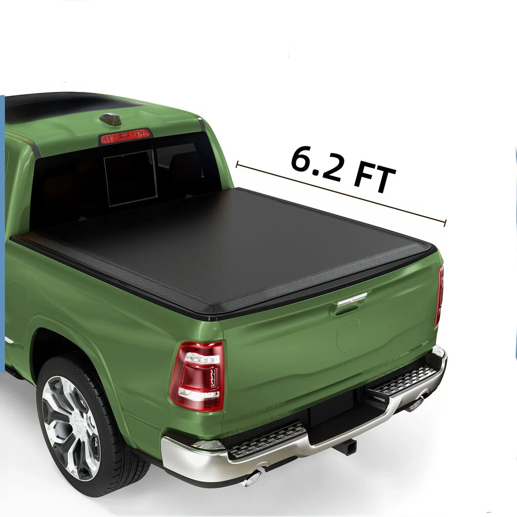 Ledkingdomus 6.2 ft Bed Soft Roll Up Truck Bed Tonneau wrap for 2015-2022 Chevy Colorado/GMC Canyon