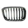 New Aftermarket  Premium Fit Chrome / Black / Silver Passenger Side Grille 51137478670 fits 2018-2021  X3::With XLine and without M Package