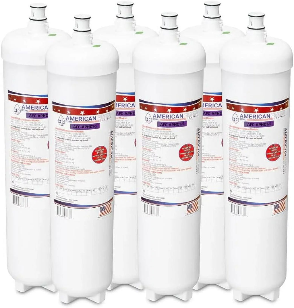 6 Pack Of AFC Brand Model # AFC-APHCT-S, matching With (R) HF95-S-SR Replacement moisture Filter Cartridge