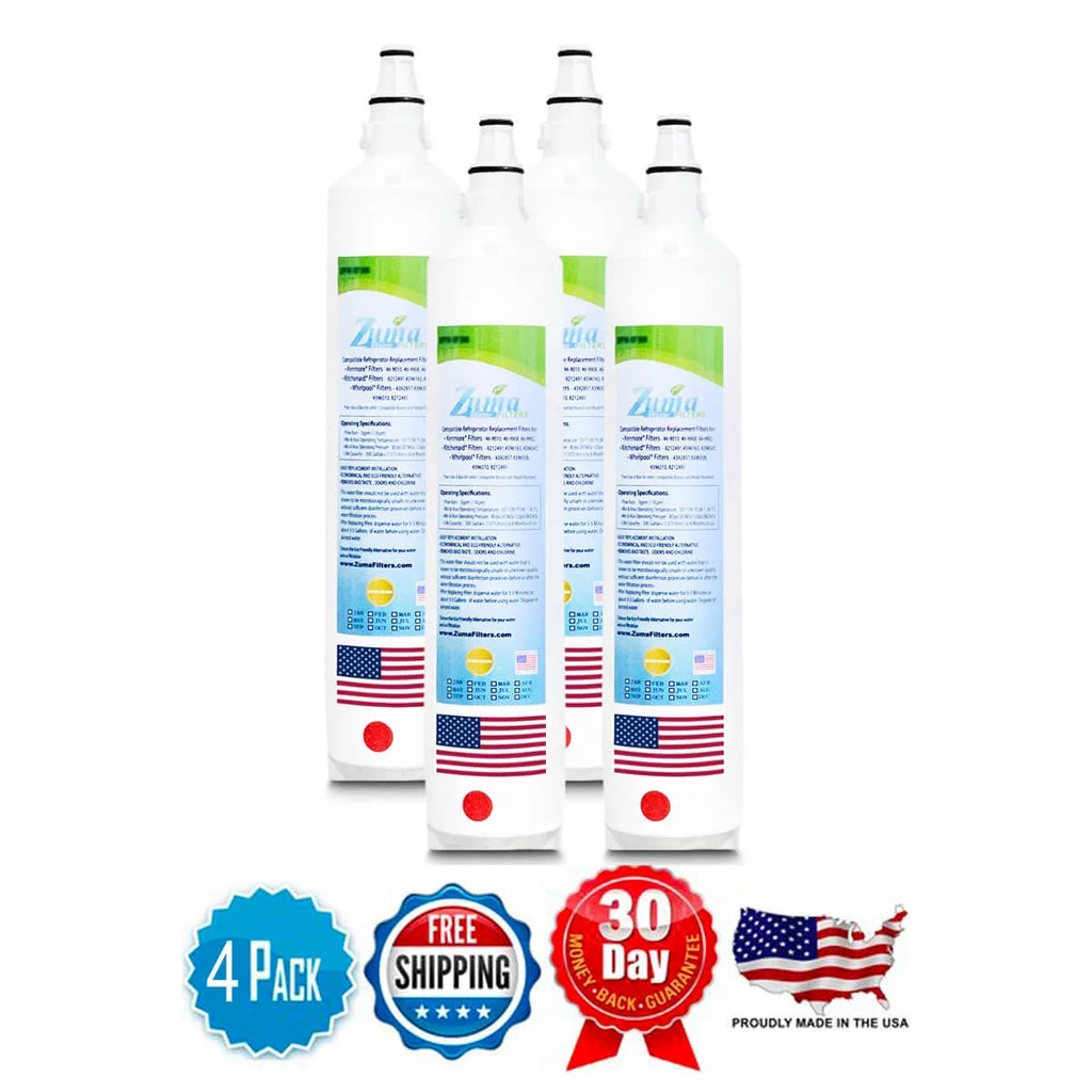 ZUMA Brand , liquid Filters , Model # ZWFZ1-RF750 , matching with Subzero® BI42SDO - 4 Pack - Made in U.S.A.