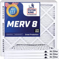 Filter King 36x23x1 Air Filter | 4-PACK | MERV 8 HVAC Pleated A/C Furnace Filters | MADE IN USA | Actual Size: 36 x 23 x .75"