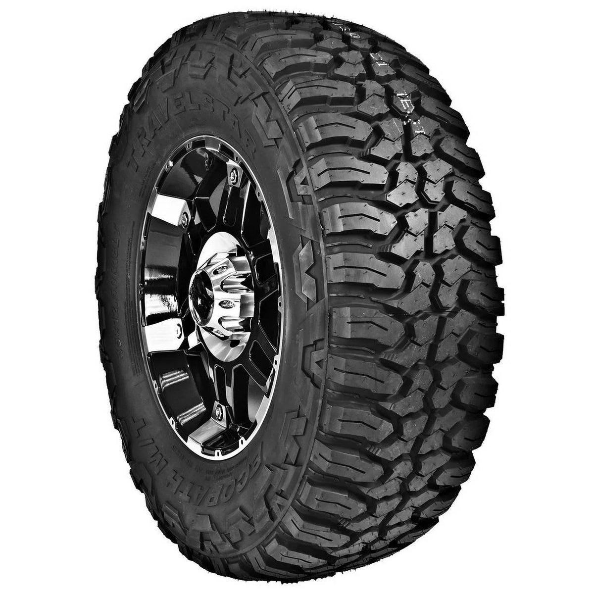 Travelstar ECOPATH M/T 33X12.50R24 10 Ply 104Q Load Range E SUV Light Truck Mud Terrain Tire 33/12.50/24 MT (Tire Only)