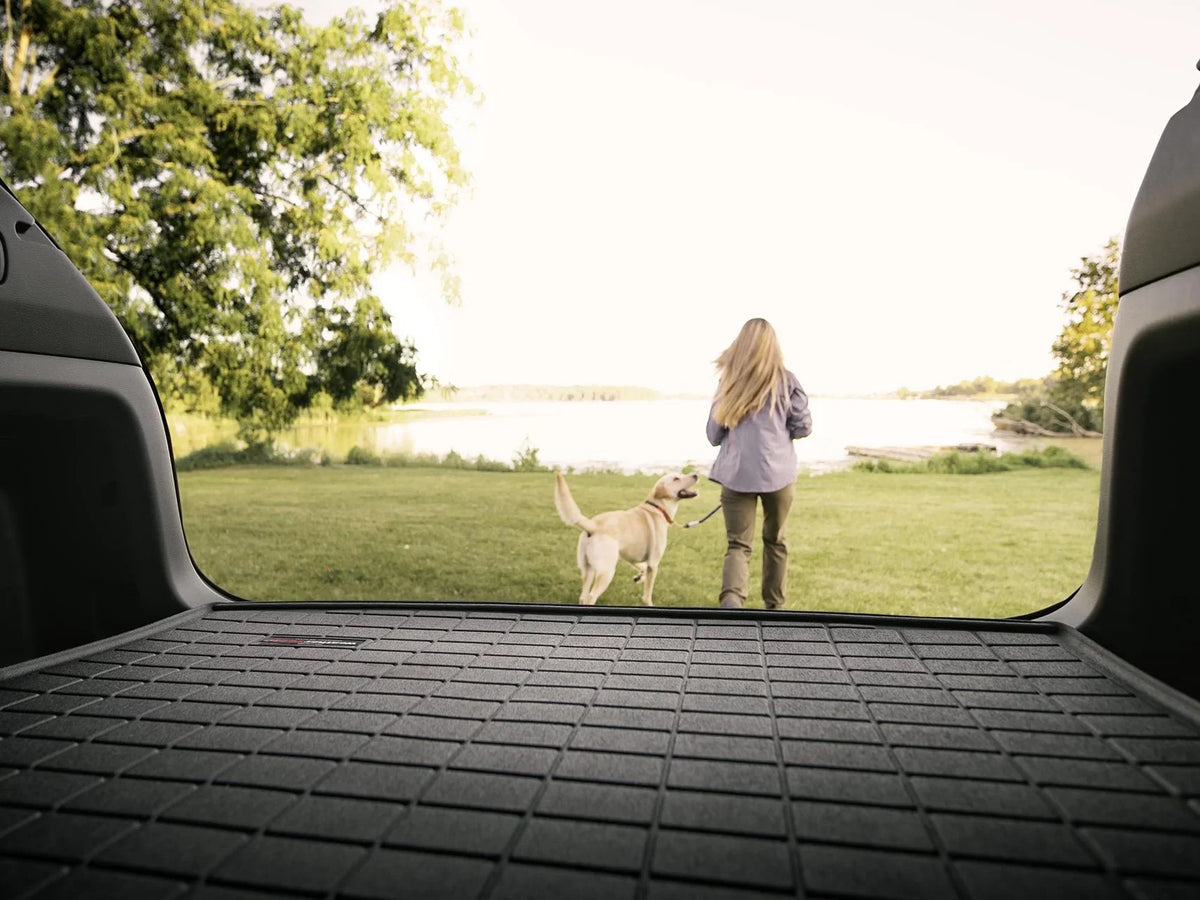 WeatherTech Cargo Trunk Liner with Bumper Protector matching with 2019-2024 Subaru Ascent - Behind 3rd Row Seating With Bumper Protector, Cocoa