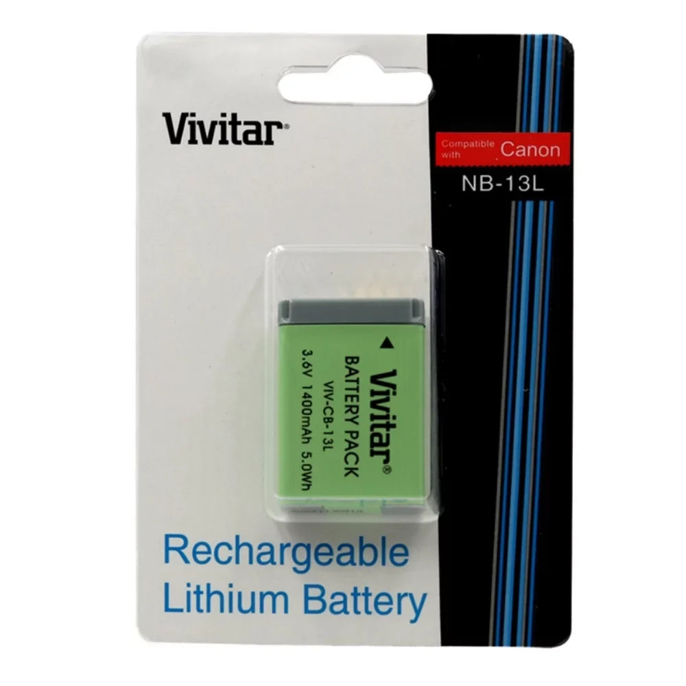 Vivitar Rechargeable Replacement Battery  NB 13L for  PowerShot G7 X Mark II Digital Camera