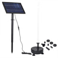 10V/8W Solar Powered Fountain Pump moisture Pump with Adjustable Solar Panel DIY Birdbath Fountain Pump Outdoor liquid Fountain Panel Kit for Fish Tank Small Pond Garden Patio Lawn Pool