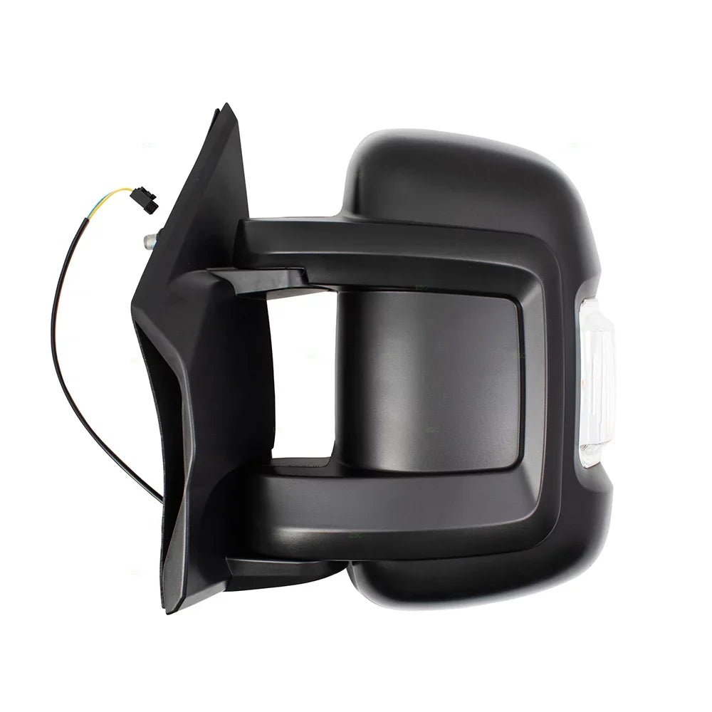 Replacement Driver Manual Side View Mirror w/ Signal Non-Heated Non-Extending suitable with 2014-2019 Promaster Van