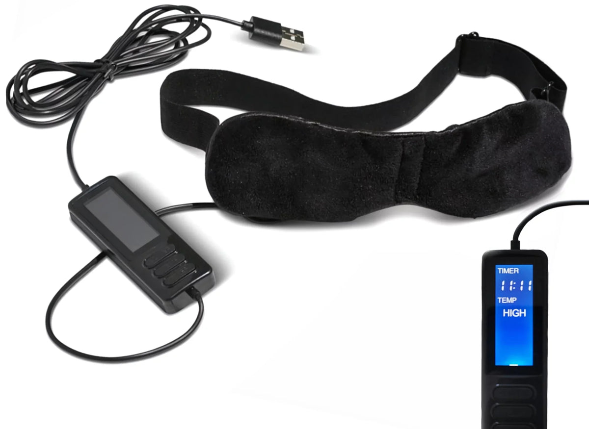 DRY EYE MASK by Wizard Research Electric Heated Moist Heat Patented