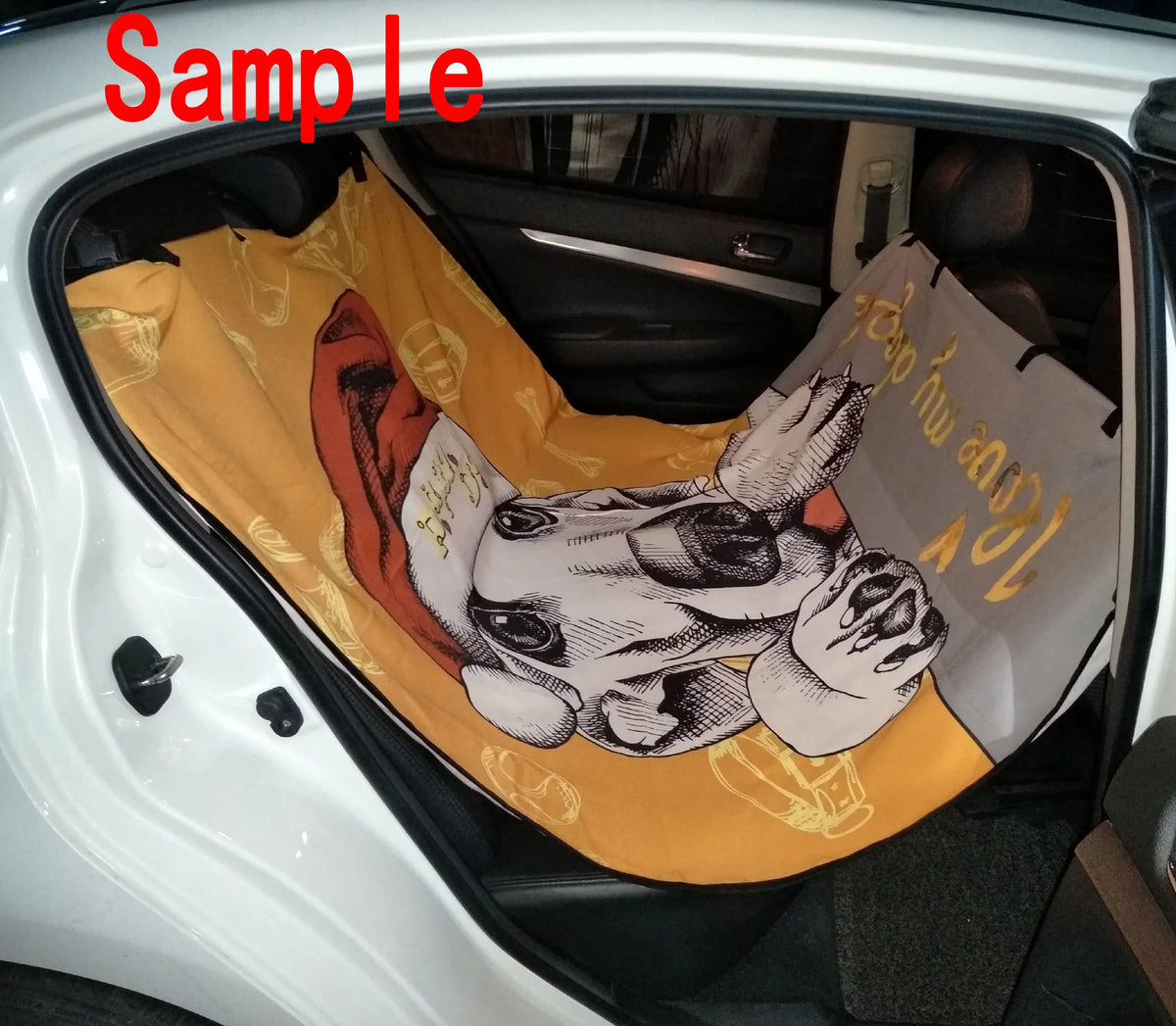 GCKG Flamingo in the Seashore Pet Car Seat protector Dog Car Seat Mat Hammock Cargo Mat Trunk Mat For Cars Trucks and SUV 54x60 inches