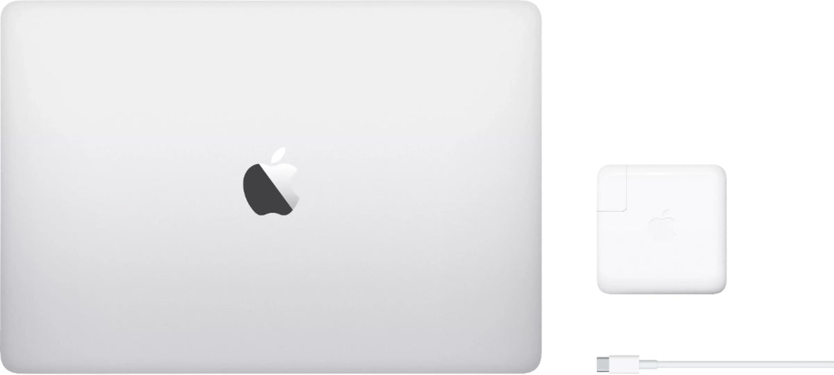 MacBook Pro 13-inch (i5 2.3GHz, 256GB SSD) (Mid 2018, MR9U2LL/A) - Silver Bundle with Black Zipper Sleeve + Laptop Starter Kit + Cleaning Kit (Refurbished)