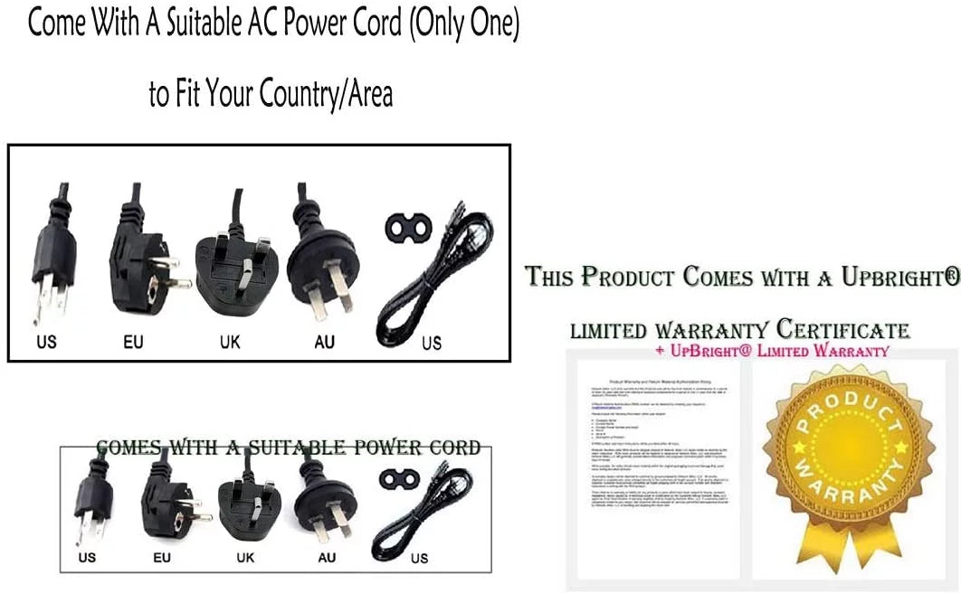 UPBRIGHT NEW Global AC / DC Adapter For  Satellite Click 2 Pro P30W-B-10E PSDP2E-00N006IT 13.3" Notebook Laptop PC P30WB-10E PSDP2E00N006IT Power Supply Cord Cable PS Battery Charger Input: 100