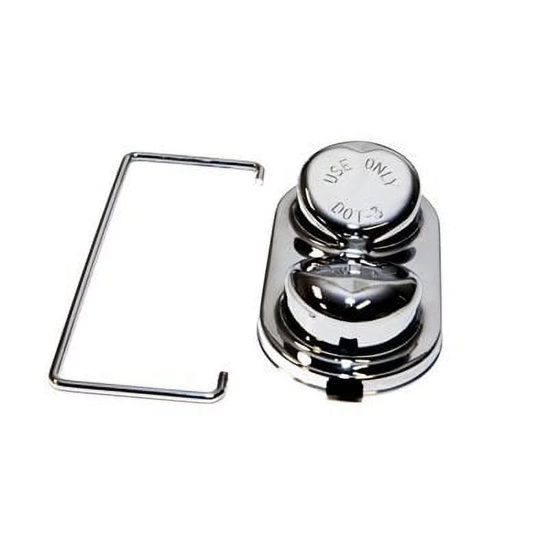 Scott Drake D3AZ-2162-C 1967-1973 Drum Brake Master Cylinder Cap Chrome