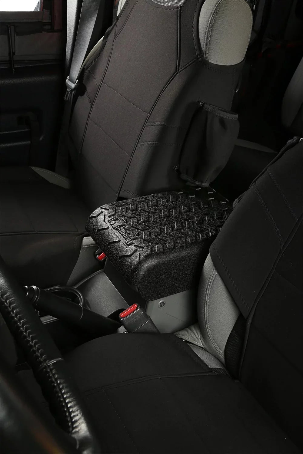 Rugged Ridge 13107.40 Center Console protector, Black; 07-10 Jeep Wrangler JK