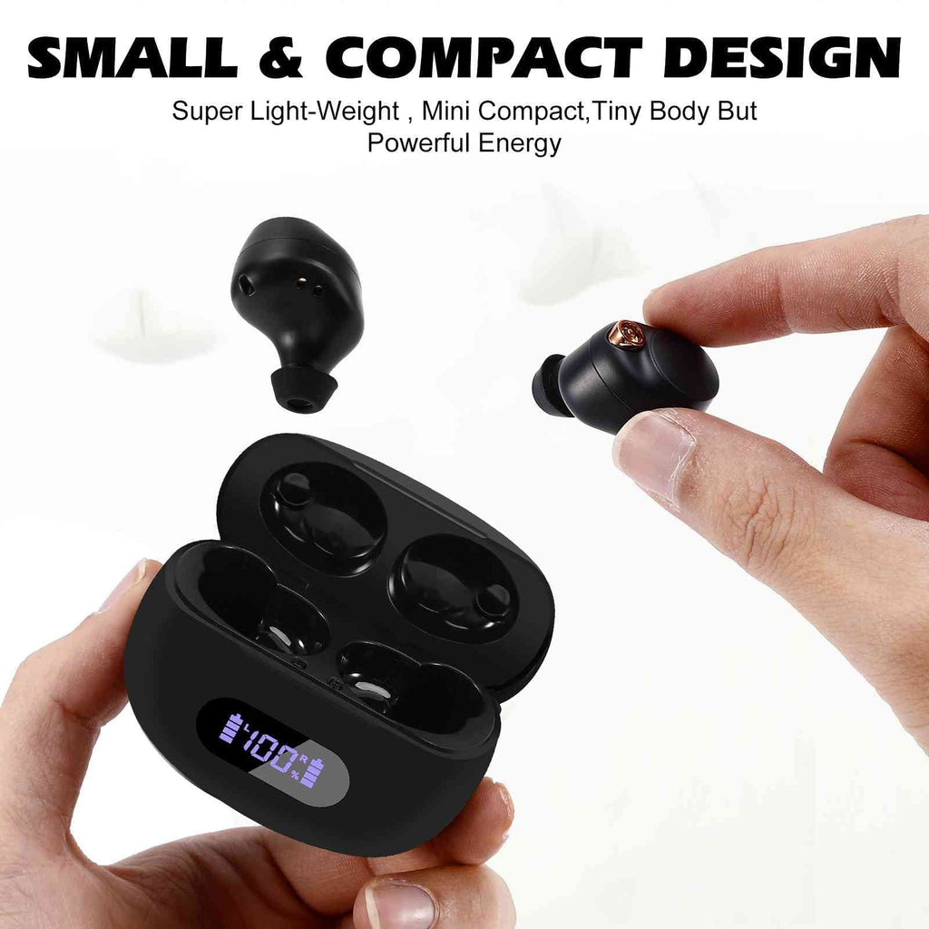 UrbanX True Wireless Bluetooth Earbuds + Charging Case, Black, Dual Connect, IPX5 moisture Resistance, Bluetooth 5.2 Connection, Balanced, Bass Boost appropriate with  Tab P11 5G