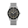Longines L28224566 Men's Heritage Skin Diver Black Dial Watch
