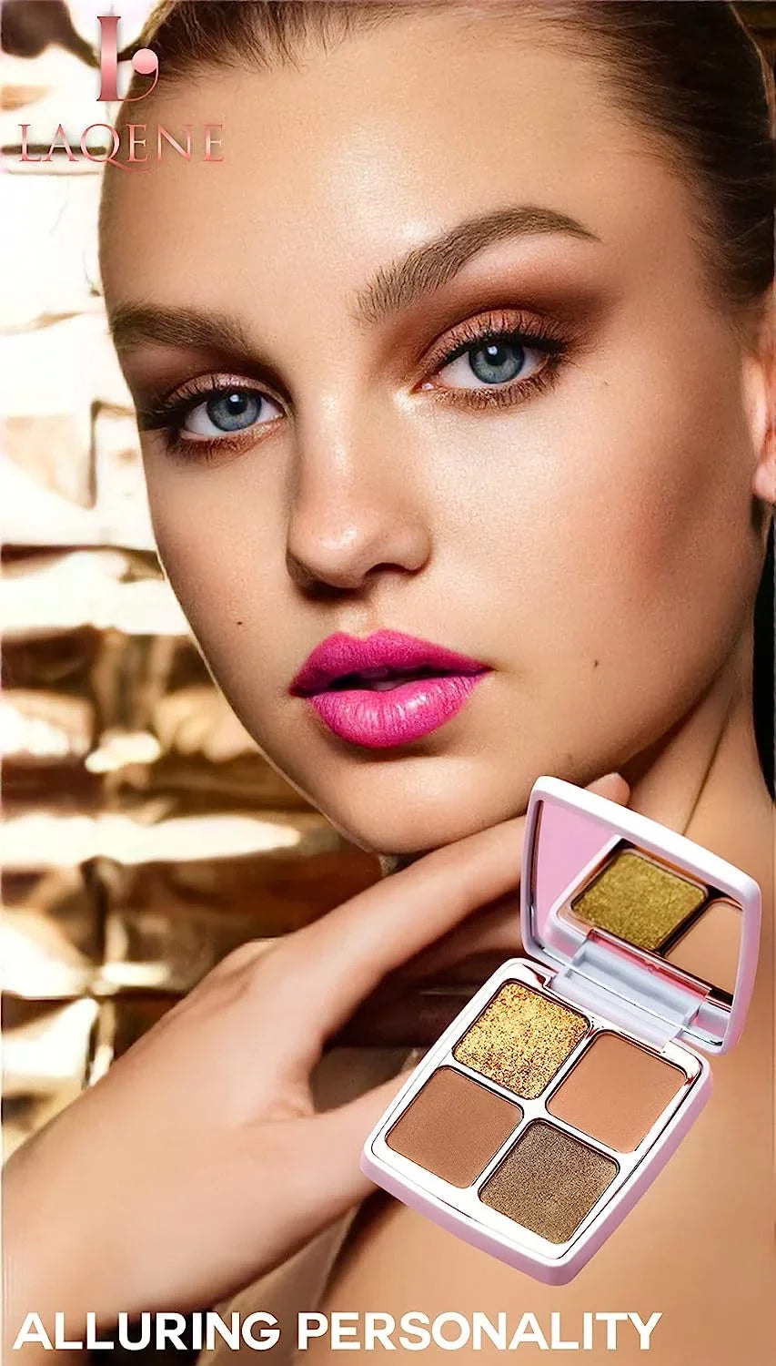 Rich Three-Dimensional Impressi. Ultra-Creamy Prismatic Color - Mysterious, Inviting, Must-Have. You look so beautiful. LAQENE Luxury Line: Eyeshadow - Moroccan Red City - Unforgettable Eyes