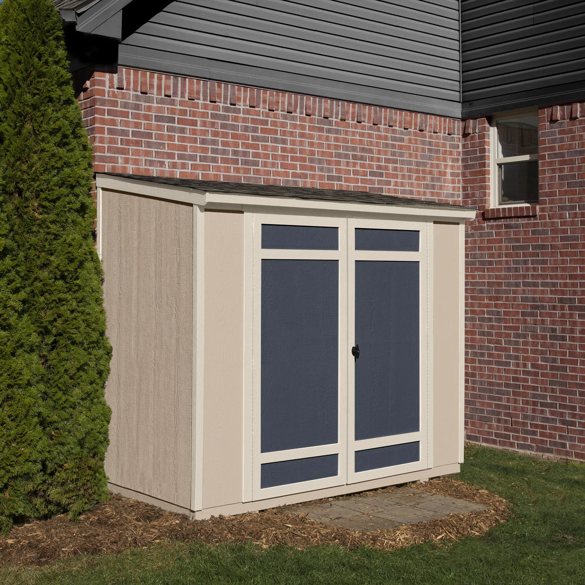 Lean-To Storage Shed. x 8 ft. Handy Home Products Fremont 4 ft
