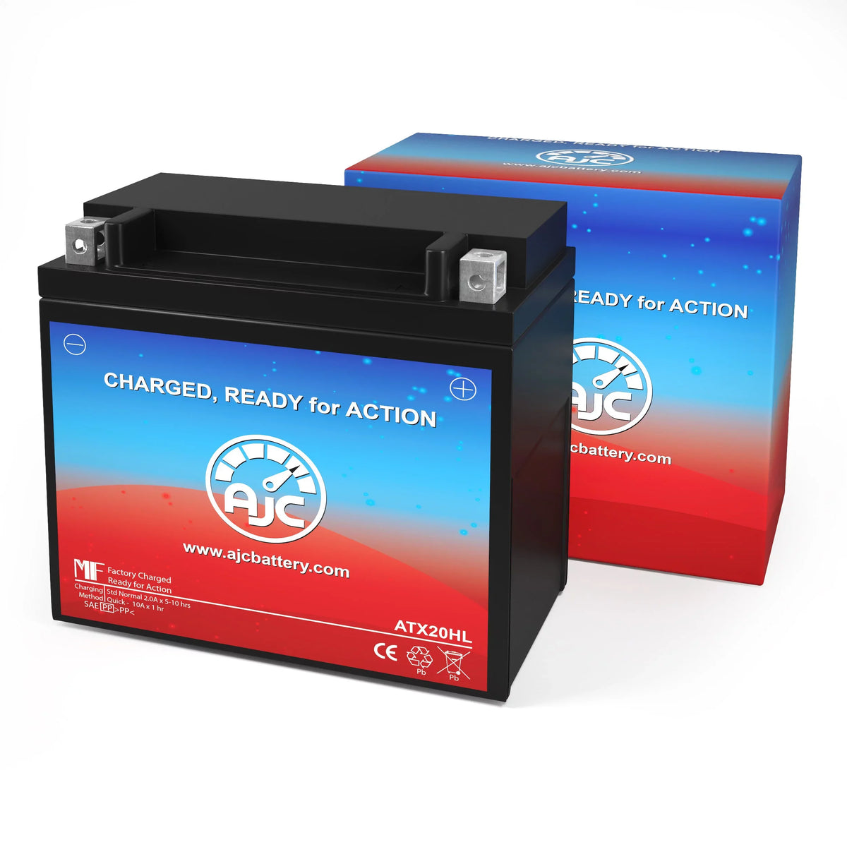 AJC Battery appropriate with Kawasaki (Jet Ski) JS300 300CC Personal Watercraft Replacement Battery (1986-1988)