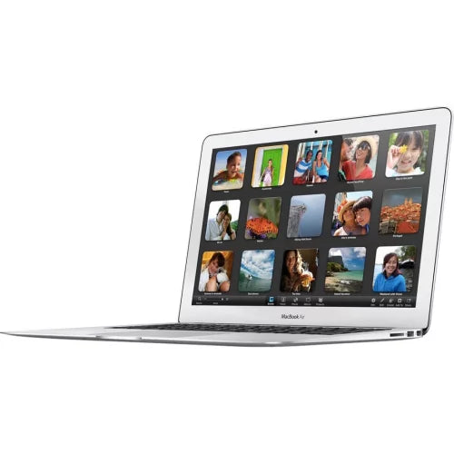 MacBook Air 13-inch (i5 1.6GHz, 128GB SSD) (Early 2015, MJVE2LL/A) - Silver Bundle with Black Zipper Sleeve + Laptop Starter Kit + Cleaning Kit (Refurbished)