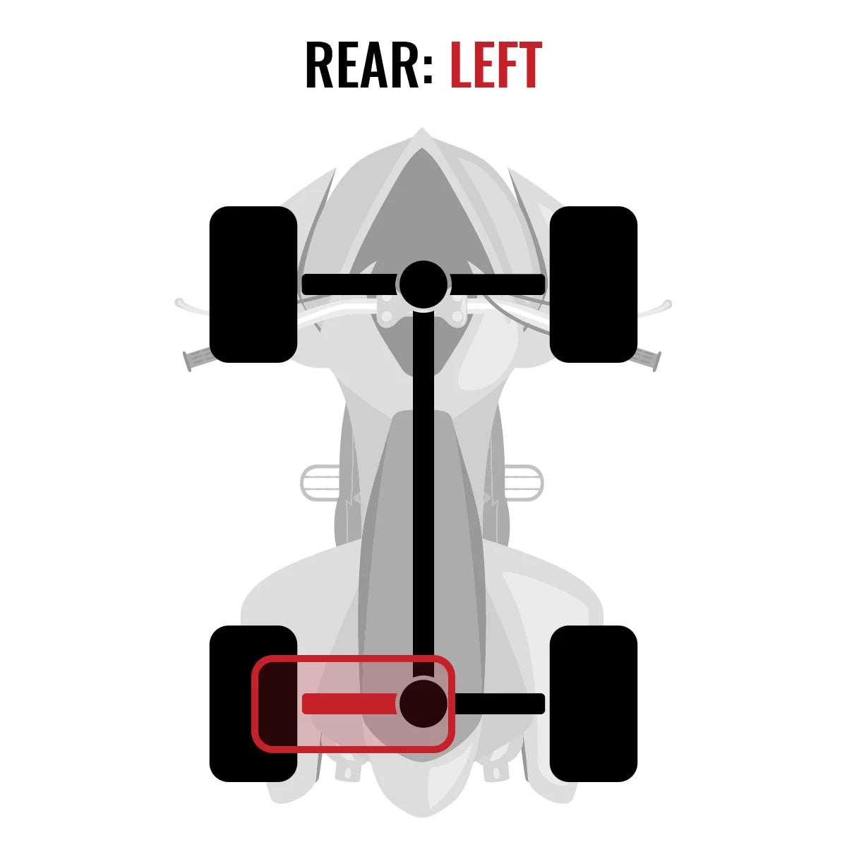 Sixity XT Rear Left CV Axle appropriate with Can-Am 650 Max 500 Renegade 800R Outlander 1000 2015 2014 2013