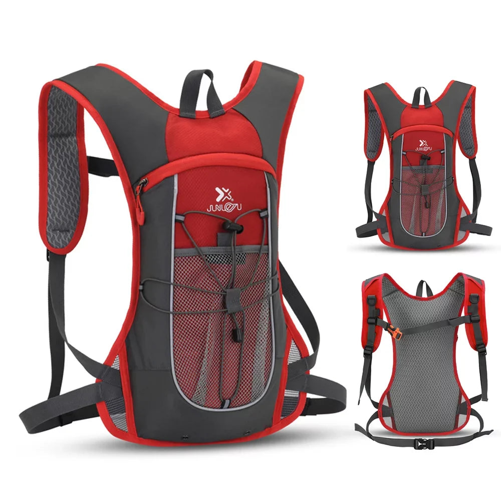 JUNLETU Lightweight Cycling Backpack aqua-impervious Outdoor Sport Hydration Backpack Shoulder Bag for Biking Hiking Run
