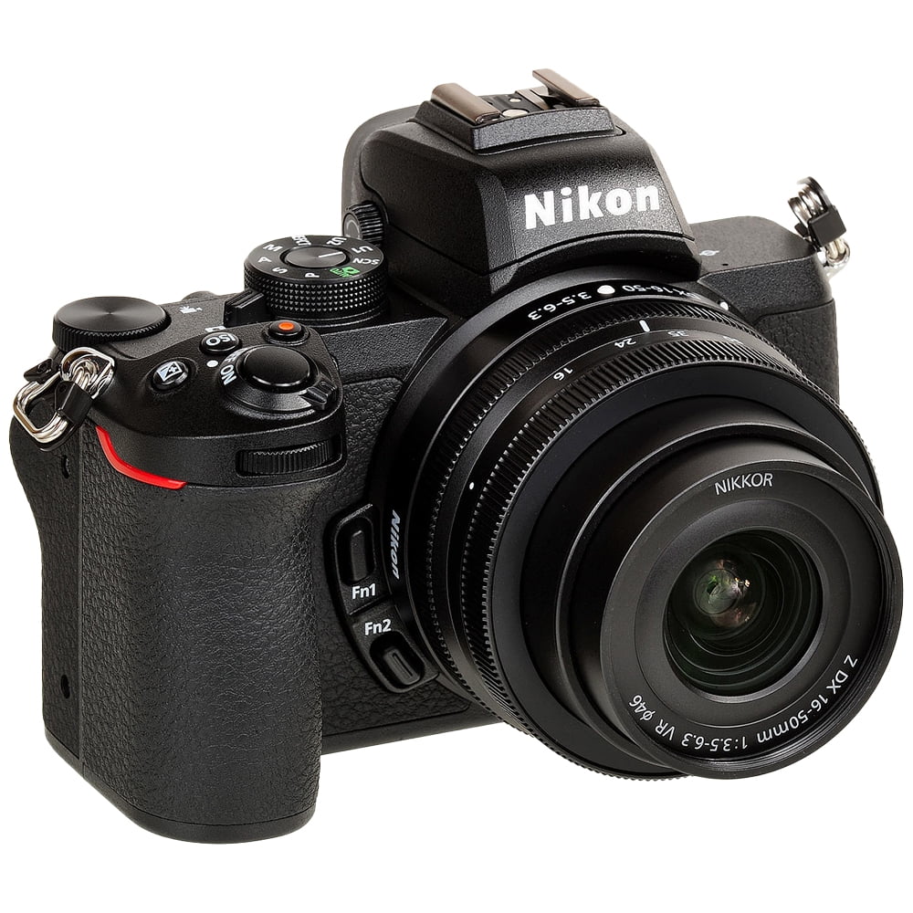 Z50 Mirrorless with 24-200mm f/4-6.3 VR Lens + 16-50mm Lens + 64GB Storage + UV Filter + Backup Battery + Case + Cleaning Kit - International Version