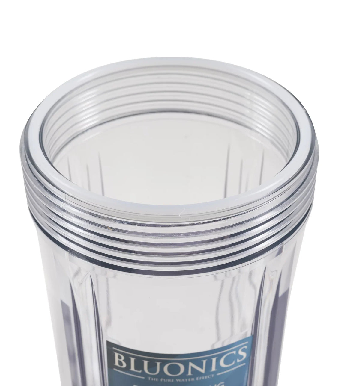 10" Big Blue Whole House aqua Filter 5 Micron Pleated Sediment Cartridge with clear blue transparent housing