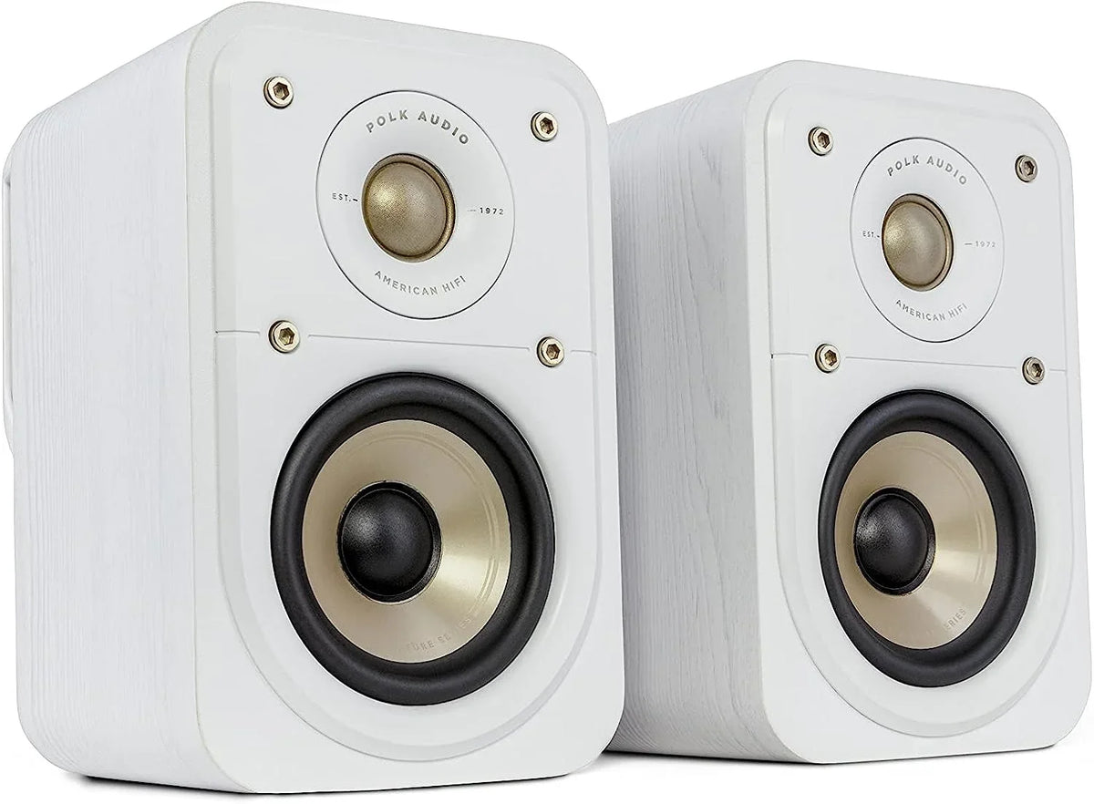 Polk Signature Elite ES10 - Hi-Fi Home Theater Satellite Surround Speakers (White)