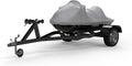 Weatherproof Jet Ski Covers for Yamaha Wave Runner VXR 2013-2019 - Gray - Highest Fabric high-grade - All climate - Trailerable - Protect from Rain, Sun, & More! Includes Trailer Straps & Storage Bag
