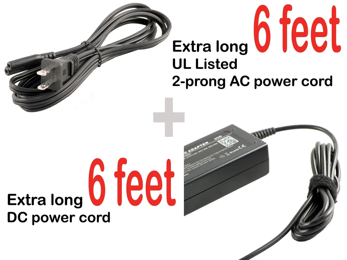 iTEKIRO AC Adapter for  Z50-70 59444500, Z50-70 59444501, Z50-75, Z50 59426418, Z50 59426419, Z50 59426421, Z50 59426422, Z50 59426424, Z50 59426435
