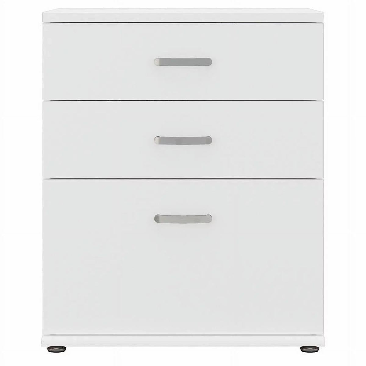 Pemberly Row Garage Storage Cabinet with Drawers in White - Engineered Wood