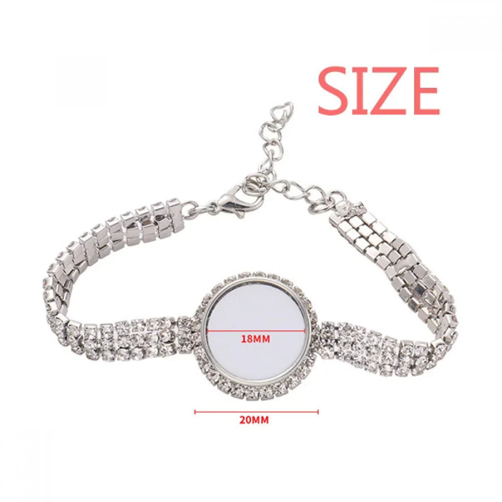 Sweden National Emblem Country Symbol Tennis Chain Anklet Bracelet Diamond Jewelry