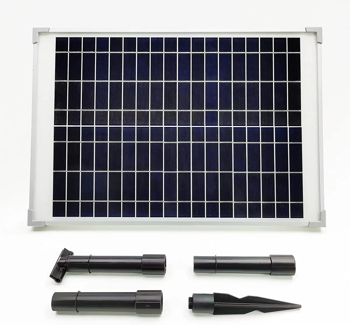 25W Solar moisture Pump KIT: DC Dry-Run Protection moisture Pump 370GpH with 18V 25W Solar Panel for Fountain, Fish Pond, and Aquarium (No Backup Battery)