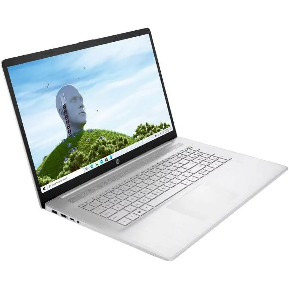 2023 17.3'' FHD IPS Laptop PC  4-Core i5-1135G7 Iris Xe Graphics 12GB DDR4 256GB NVMe SSD HDMI WiFi AC BT4.2 USB-C Backlit Keyboard Webcam Natural Silver Windows 10 Pro w/RE 32GB USB